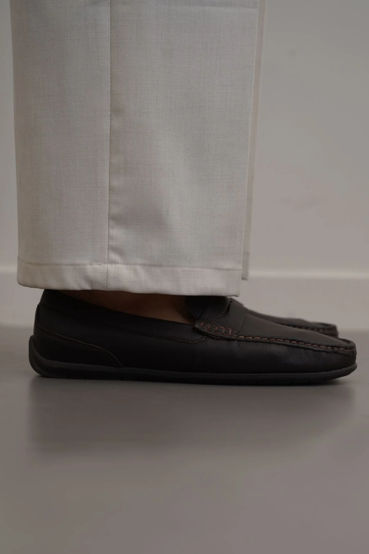 COMFORT REAL LEATHER MOCCASIN